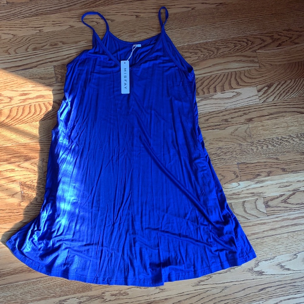 Misfay Women’s Sleeveless Swing Dress Medium New
